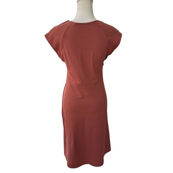 Patagonia Bandha Twist Front Lightweight Dress Rust Red Orange Size Large - Picture 3 of 8